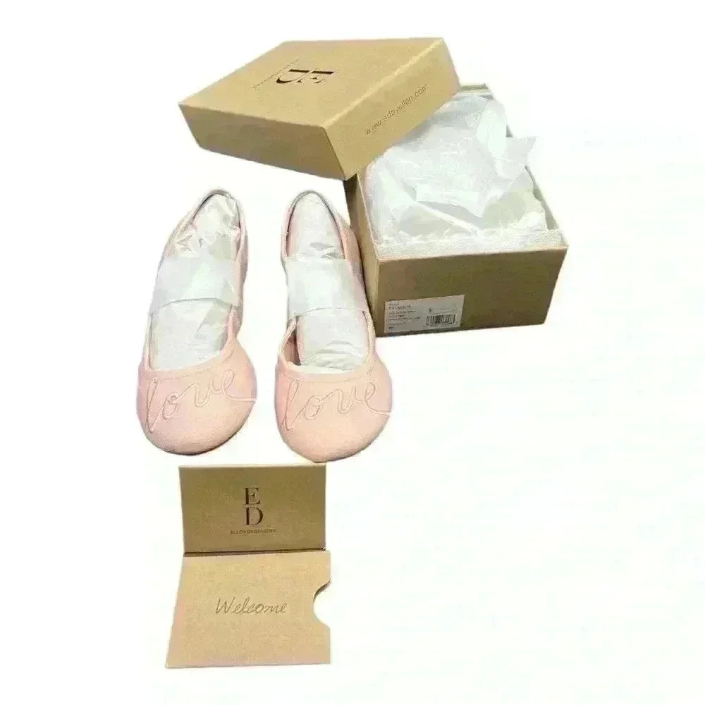 🆕Peony Pink Ballet Flats by Ellen, size 12.5M NWT - Picture 2 of 6